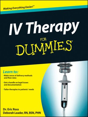cover image of IV Therapy For Dummies